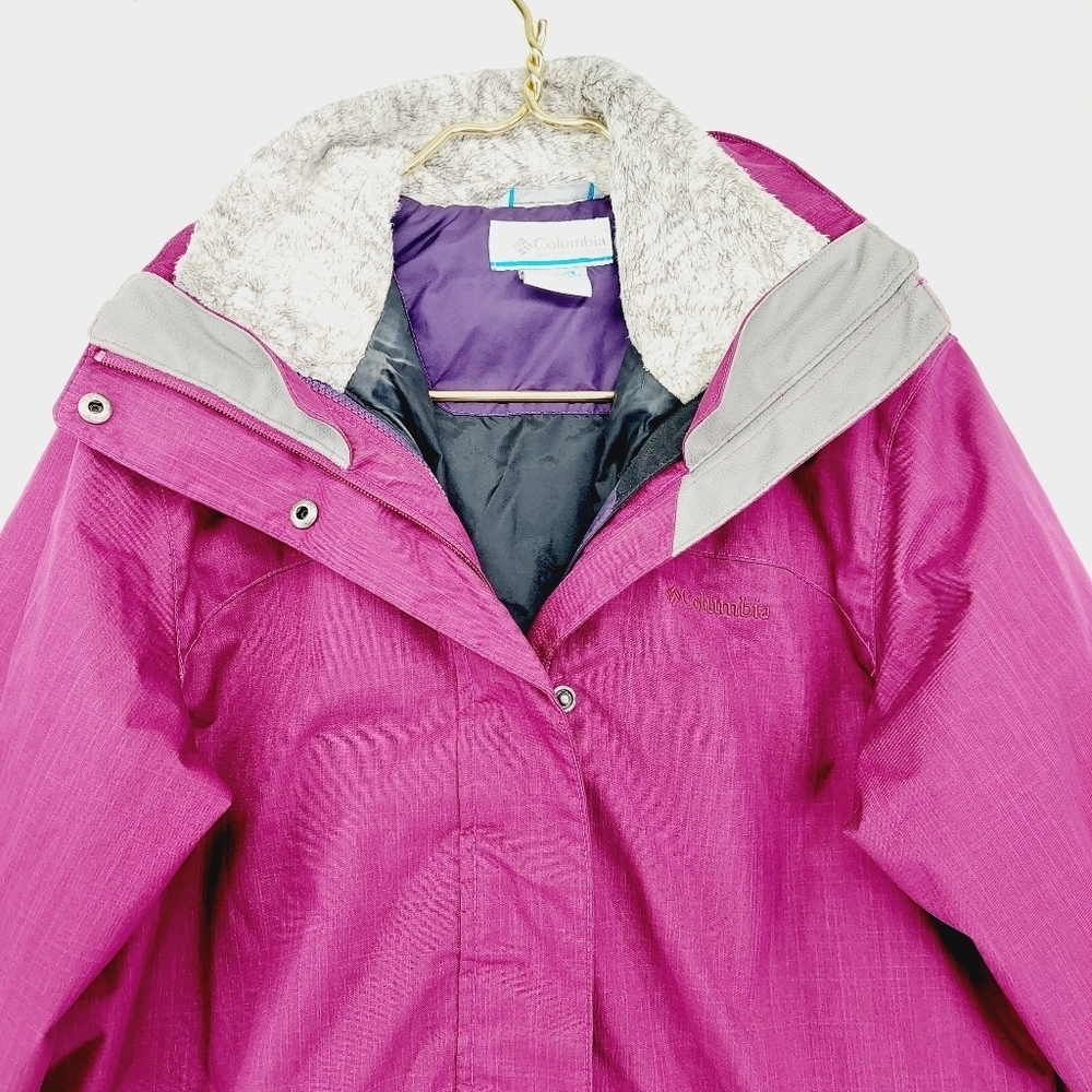 Columbia Sportswear Pink Long Sleeve Jacket Z4 - Picture 2 of 8